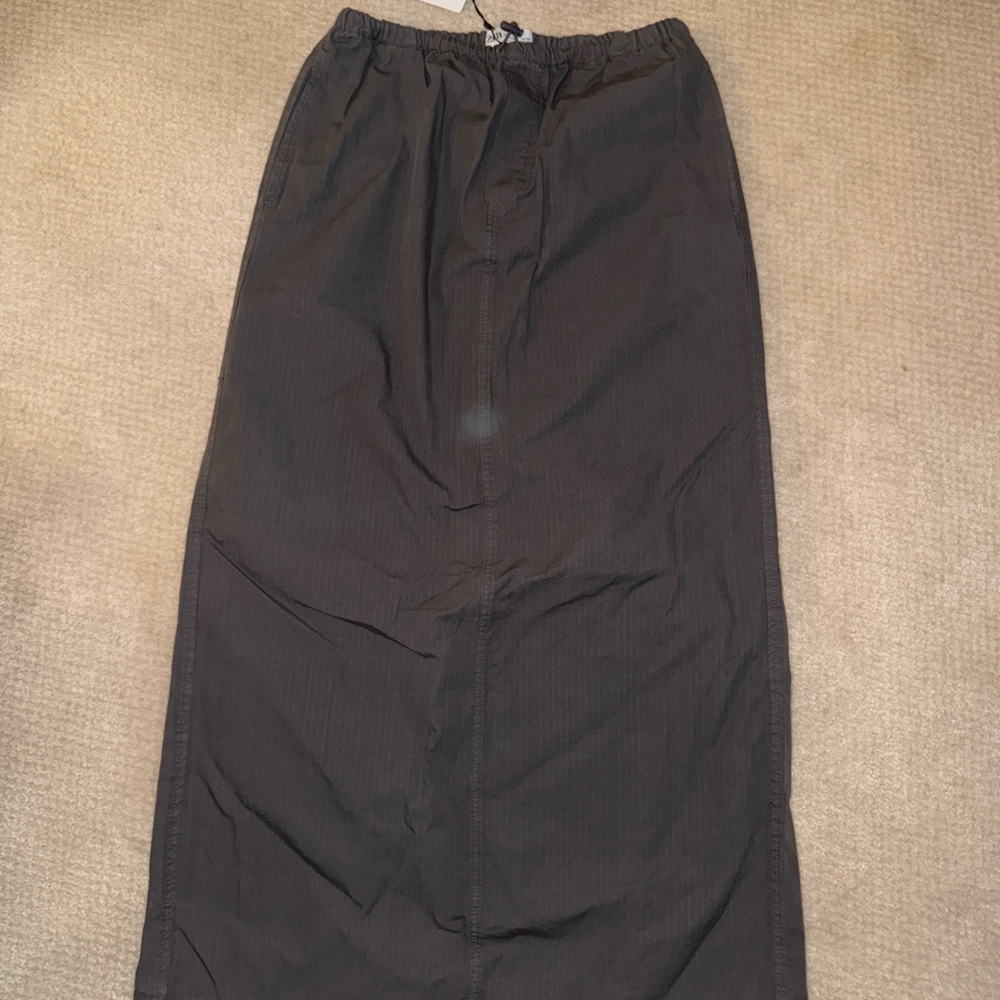 Zara Charcoal Maxi Skirt